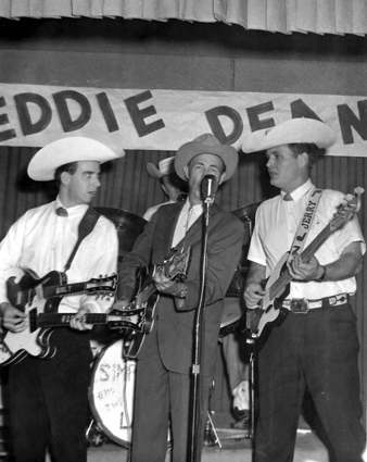 EDDIE DEAN on stage, 1964