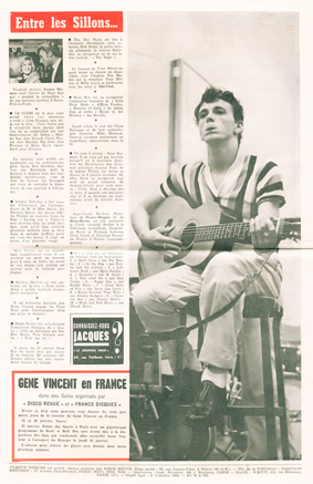 GENE VINCENT France-Disques 1962