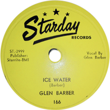 GLENN BARBER -  STARDAY 166 78rpm