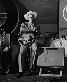 JOE MAPHIS and a Gibson Super 400 Model and Standel amp