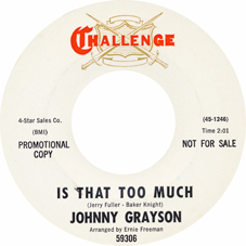 JOHNNY GRAYSON on Challenge
