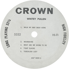 WHITEY PULLEN - CROWN LP