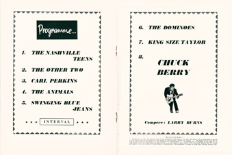 CHUCK BERRY 1964 Tour