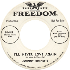 JOHNNY BURNETTE on FREEDOM