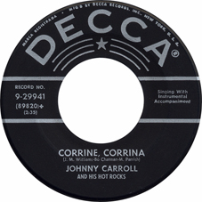 JOHNNY CARROLL - DECCA 29941