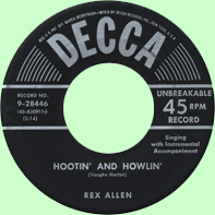 REX ALLEN on DECCA