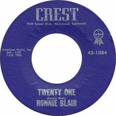 RONNIE BLAIR - CREST 1084